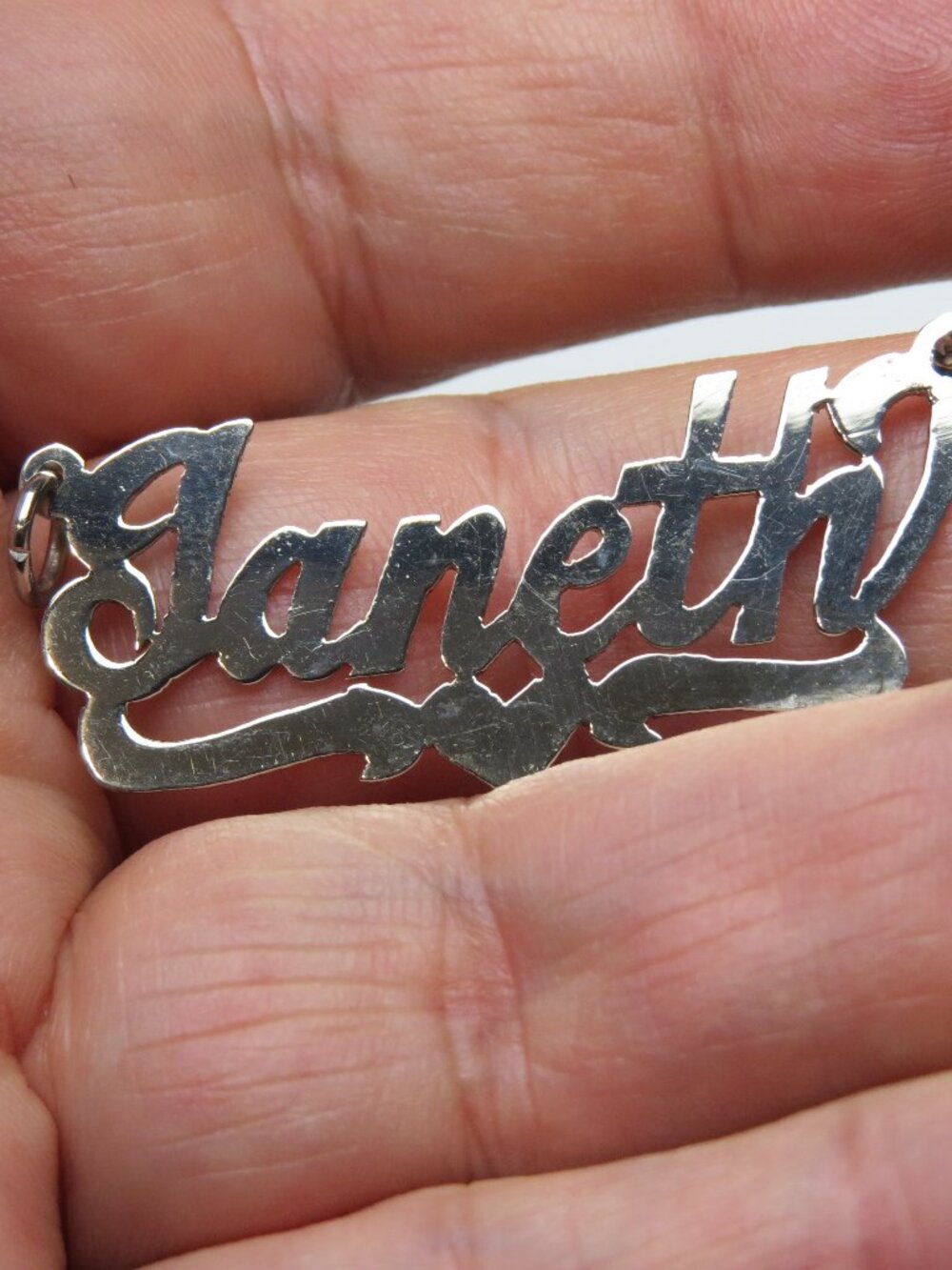 14k  JANNETH Nameplate